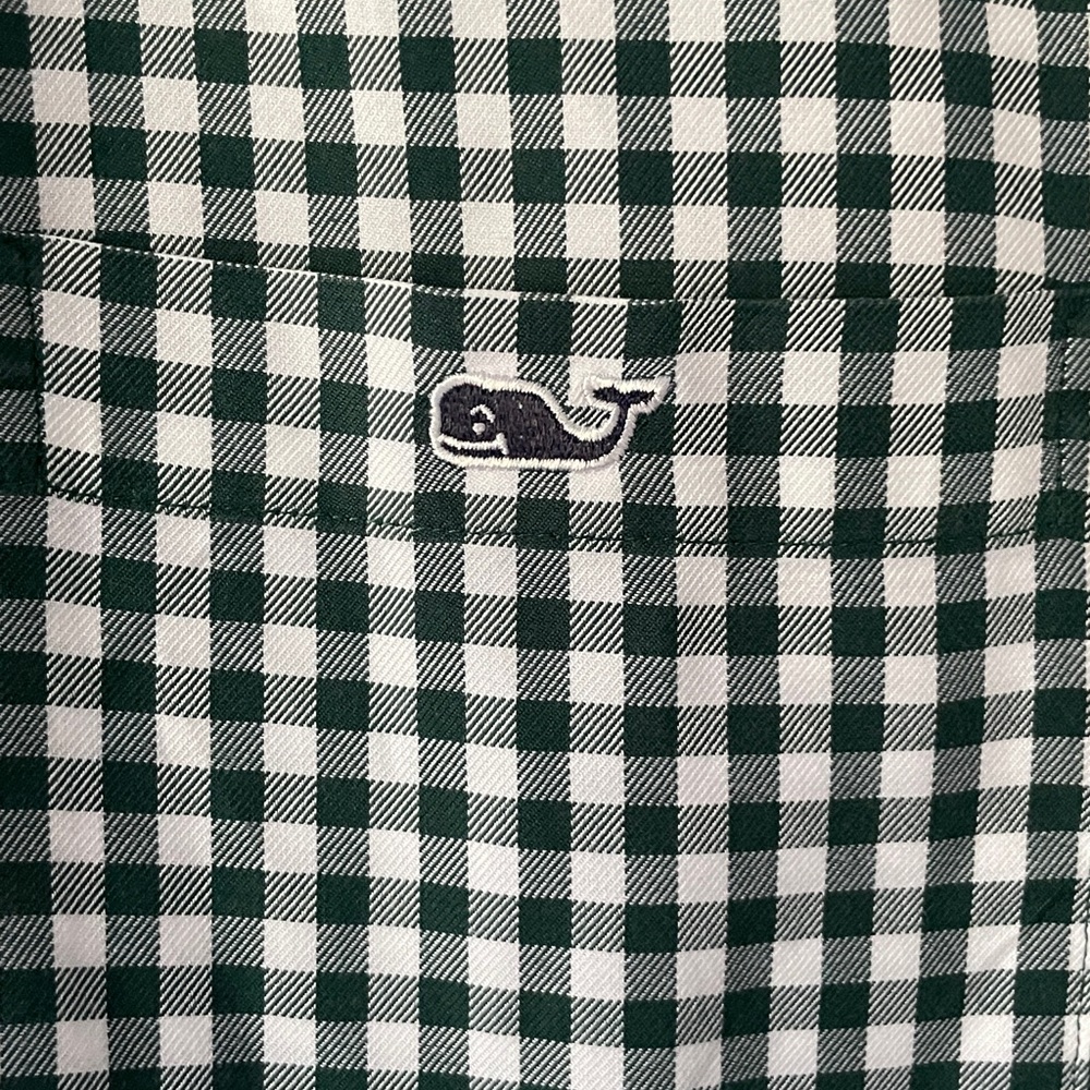 Vineyard Vines Tucker Shirt in Hunter Green check